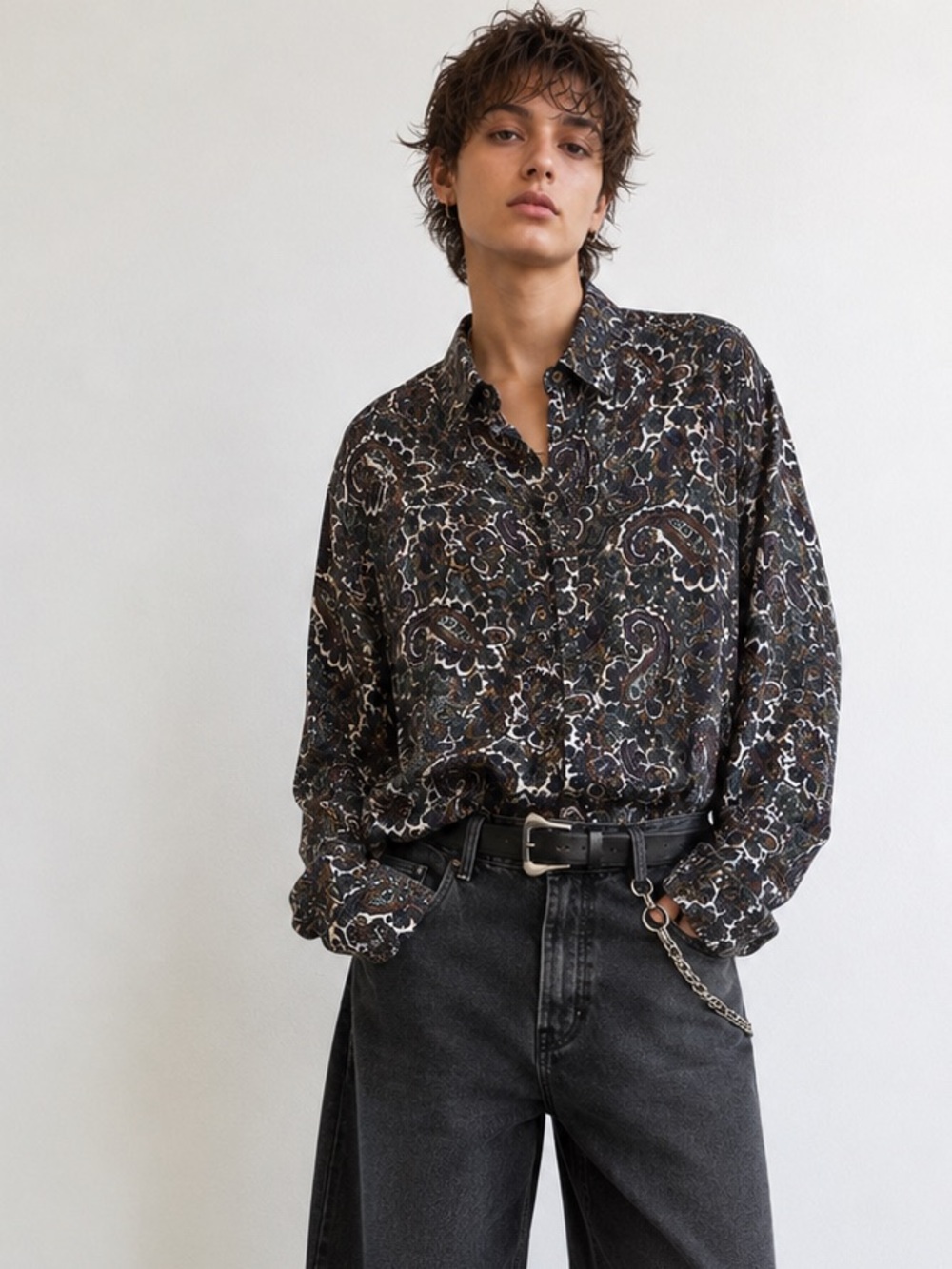 Boston Traders' Vintage Paisley Print Cotton Men's M